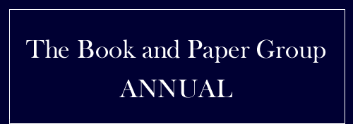 Book and Paper Group
        Annual