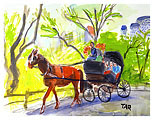 "Central Park Carriage Ride" ©Laszlo Tar