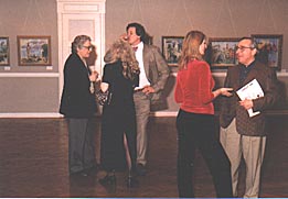 Guests at the Opening Reception...